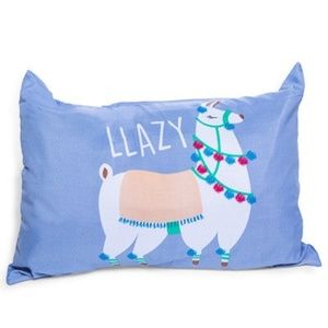 LLAZY LLAMA Pillowcase by Room2Room NWT